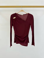 Load image into Gallery viewer, Asymmetrical draped top
