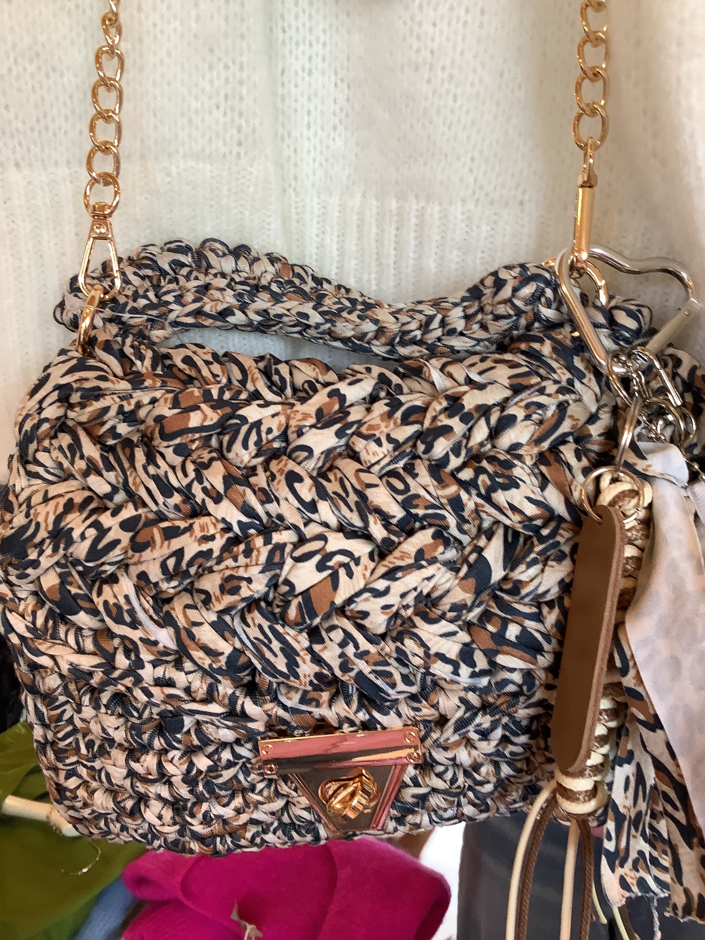 Crochet summer bag.