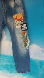 Keep calm jeans