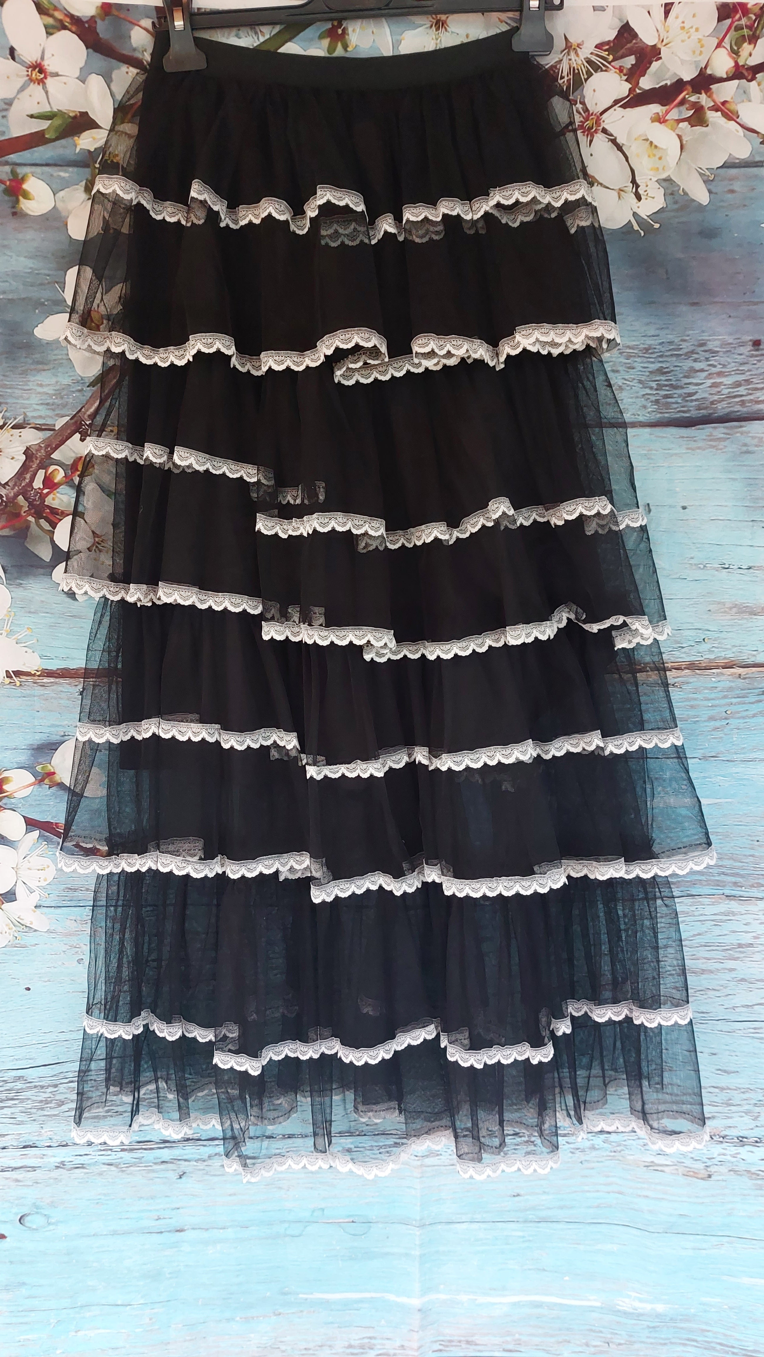 Trendy mesh skirts