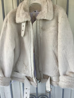 Load image into Gallery viewer, Sherbet fur jacket
