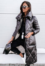 Load image into Gallery viewer, Shiny Long Puffer Coat
