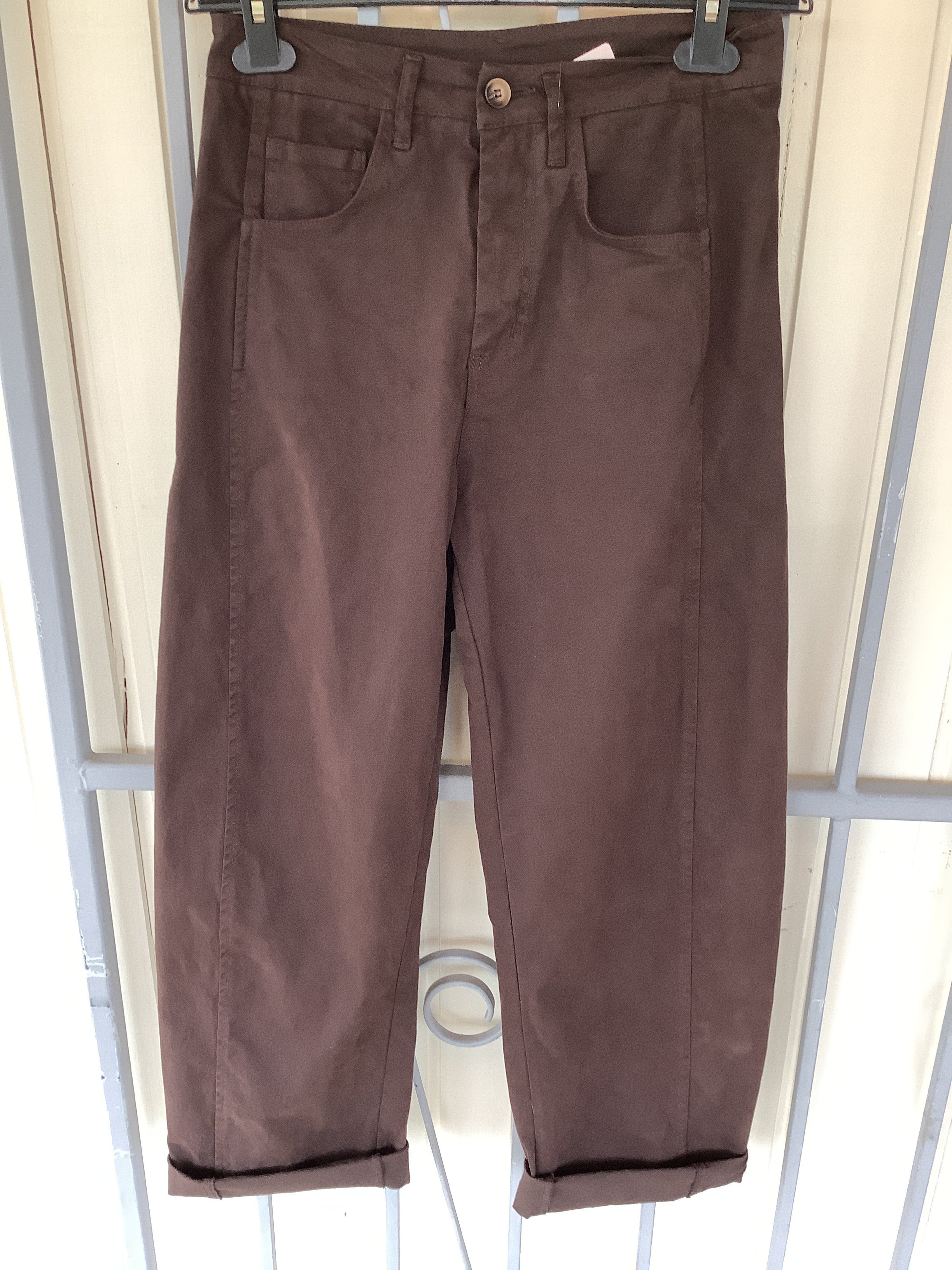 Cotton Barrel trousers