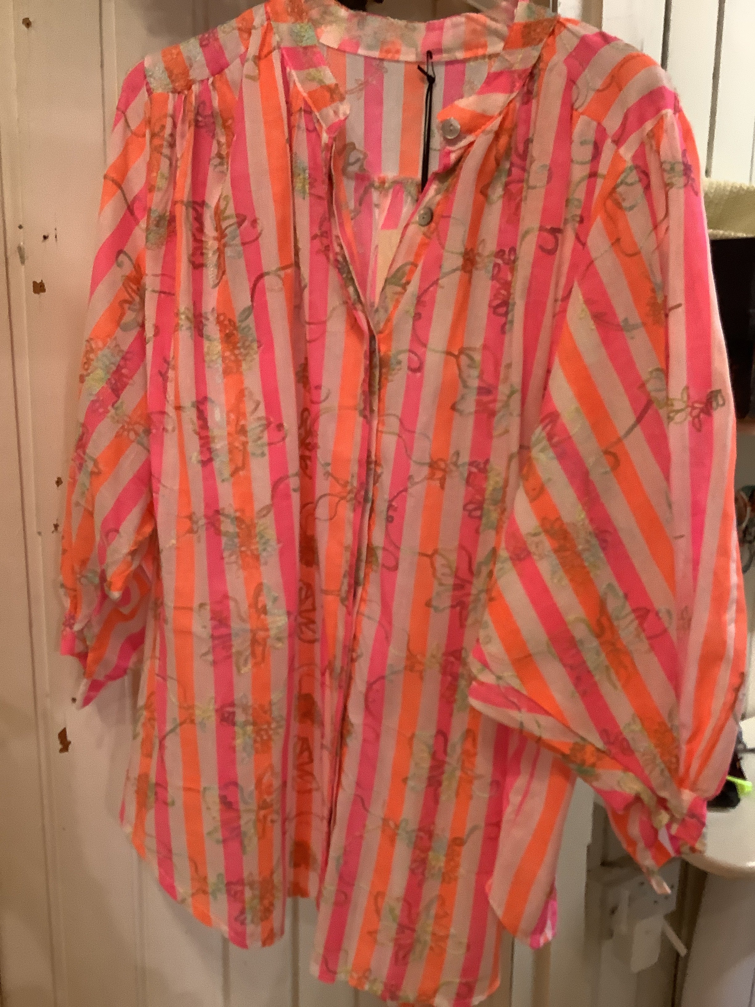 Neon blouse