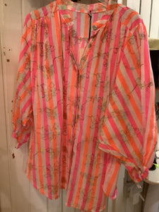Neon blouse