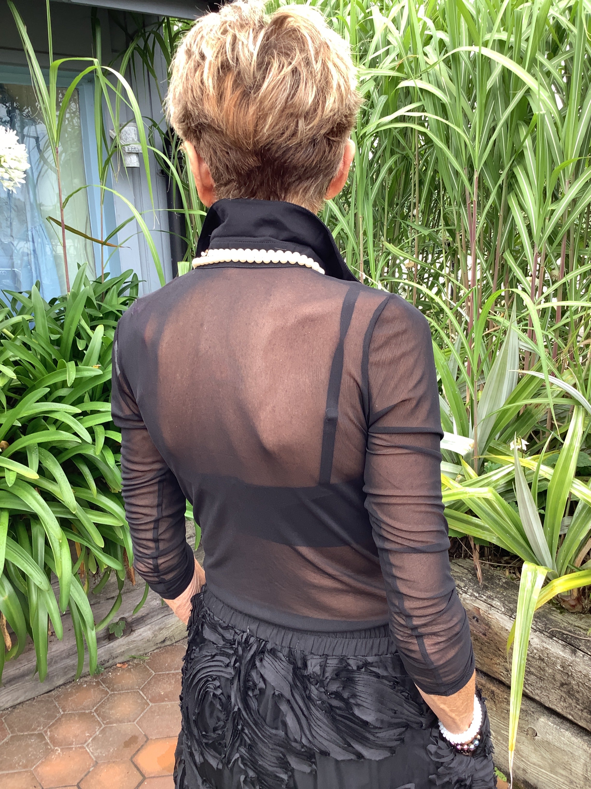 Sheer blouse