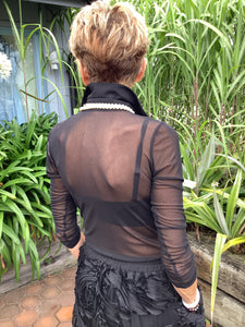 Sheer blouse