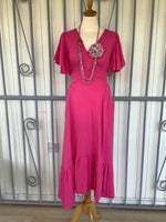 Load image into Gallery viewer, Flutter sleeve dress
