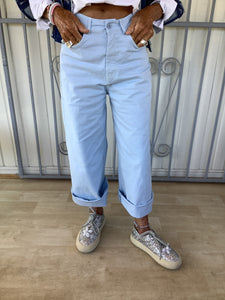 Wide vibe trousers.