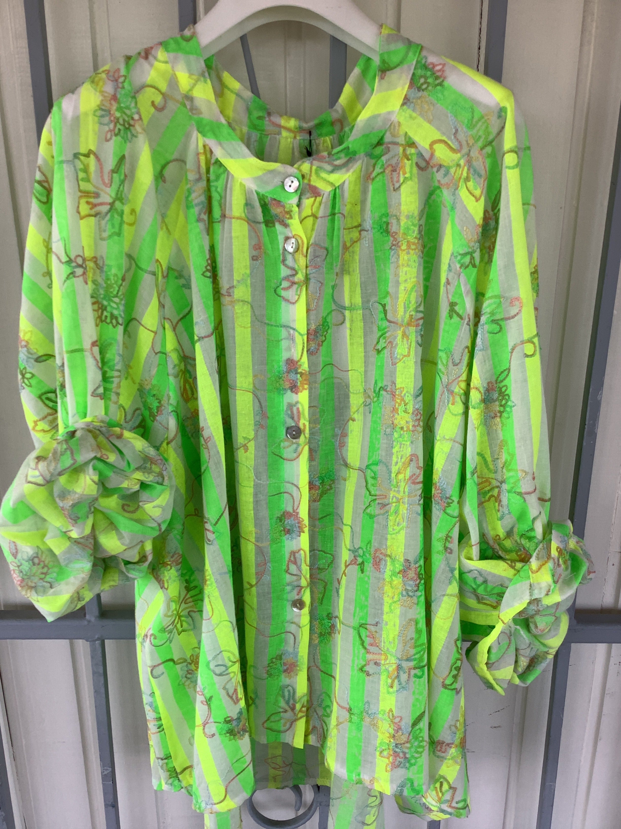Neon blouse