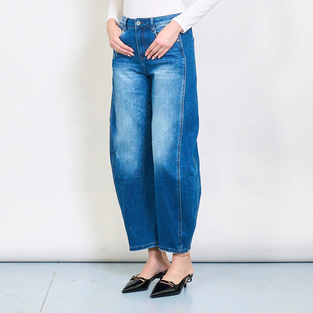 Balloon leg jeans