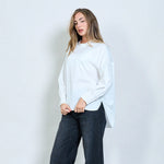 Load image into Gallery viewer, Asymmetric blouse.
