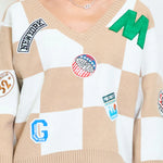Load image into Gallery viewer, Checkered sweater
