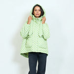 Load image into Gallery viewer, Checkerboard quilted duck down puffer coat
