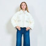Load image into Gallery viewer, Cropped padded jacket
