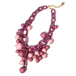 Load image into Gallery viewer, CHAIN RESIN NECKLACE WITH SPHERES
