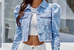 Load image into Gallery viewer, Victorian denim jacket
