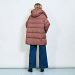 Load image into Gallery viewer, Oversized padded duck down jacket
