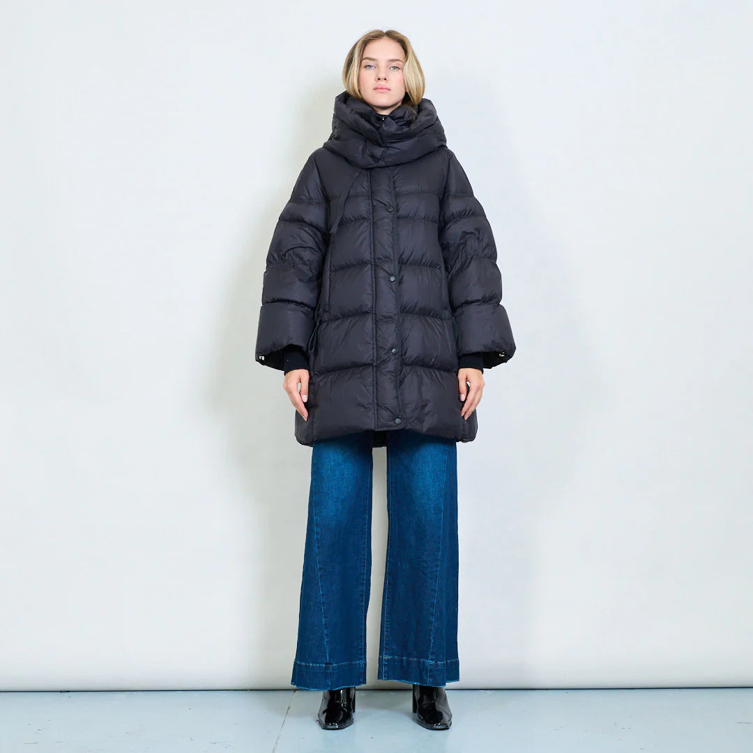 Oversized padded duck down jacket
