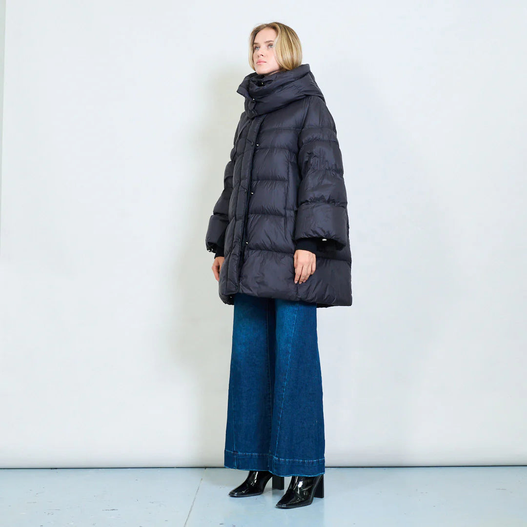 Oversized padded duck down jacket