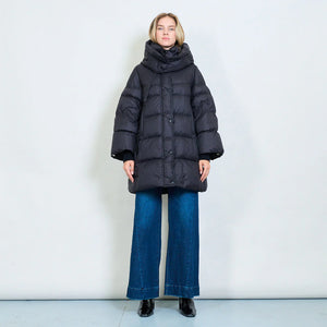 Oversized padded duck down jacket