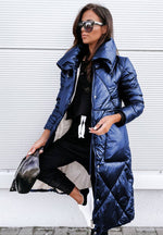 Load image into Gallery viewer, Shiny Long Puffer Coat
