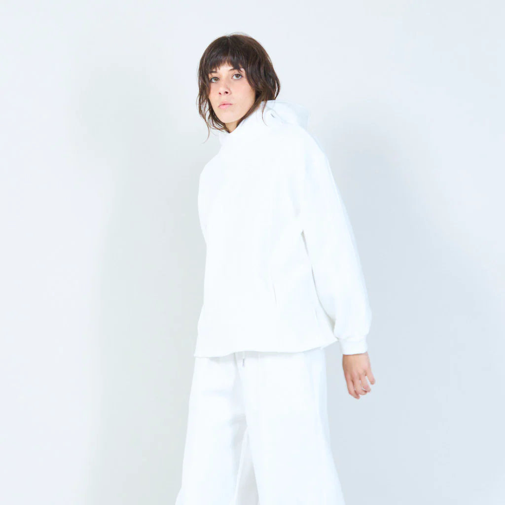 Cozy oversized hoodie with drawstring