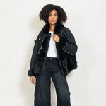 Load image into Gallery viewer, Fabulous fur jacket.
