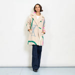 Load image into Gallery viewer, Abstract letter coat
