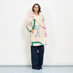Load image into Gallery viewer, Abstract letter coat
