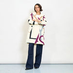 Load image into Gallery viewer, Abstract letter coat
