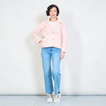 Load image into Gallery viewer, Modern cropped double-breasted jacket

