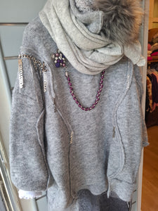 Trendy warm sweater