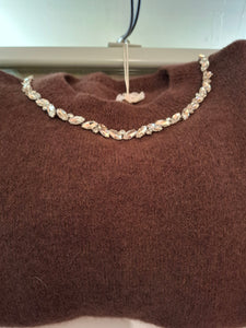 Sweater with diamante