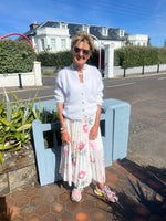 Load image into Gallery viewer, Flower print skirt
