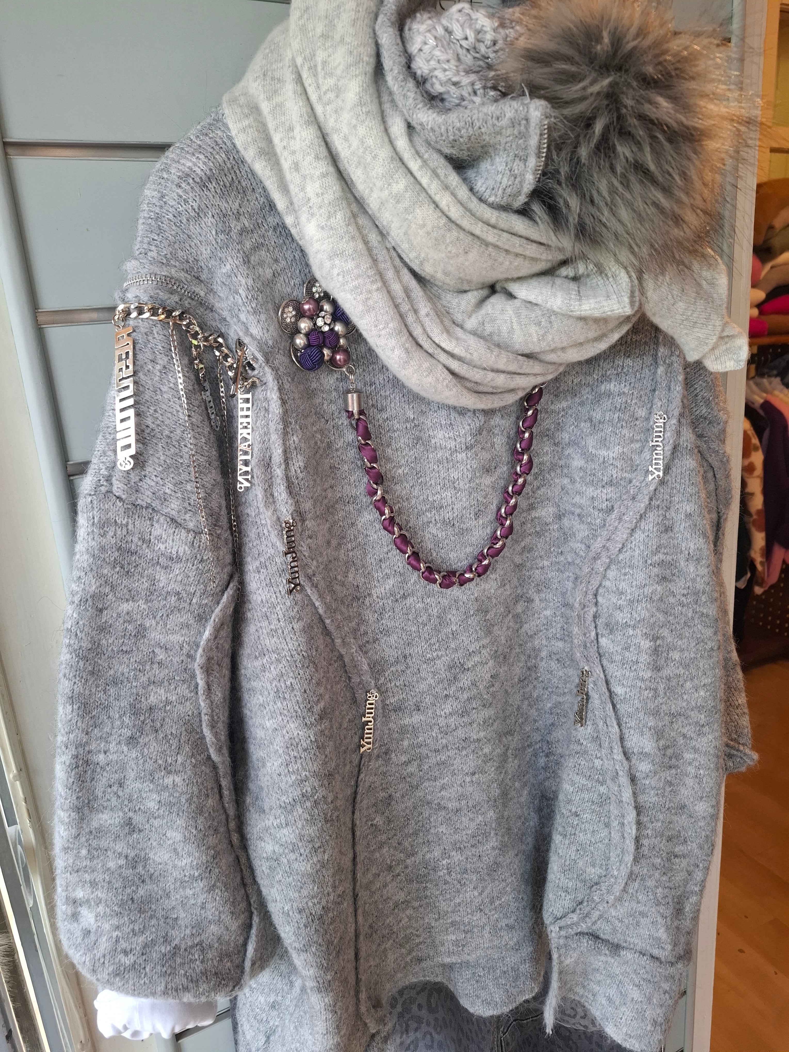 Trendy warm sweater