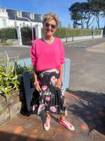 Load image into Gallery viewer, Flower print skirt
