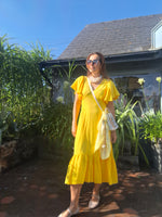 Load image into Gallery viewer, Flutter sleeve dress

