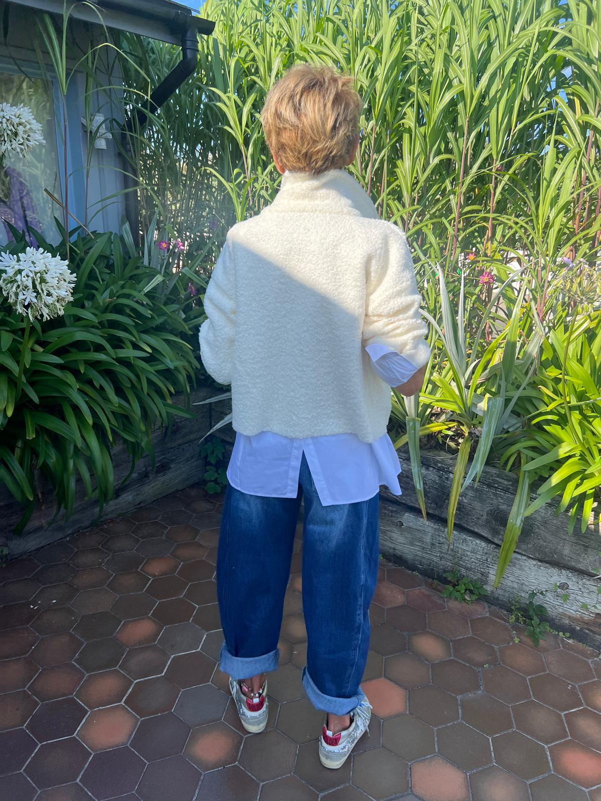 Boucle zip jacket