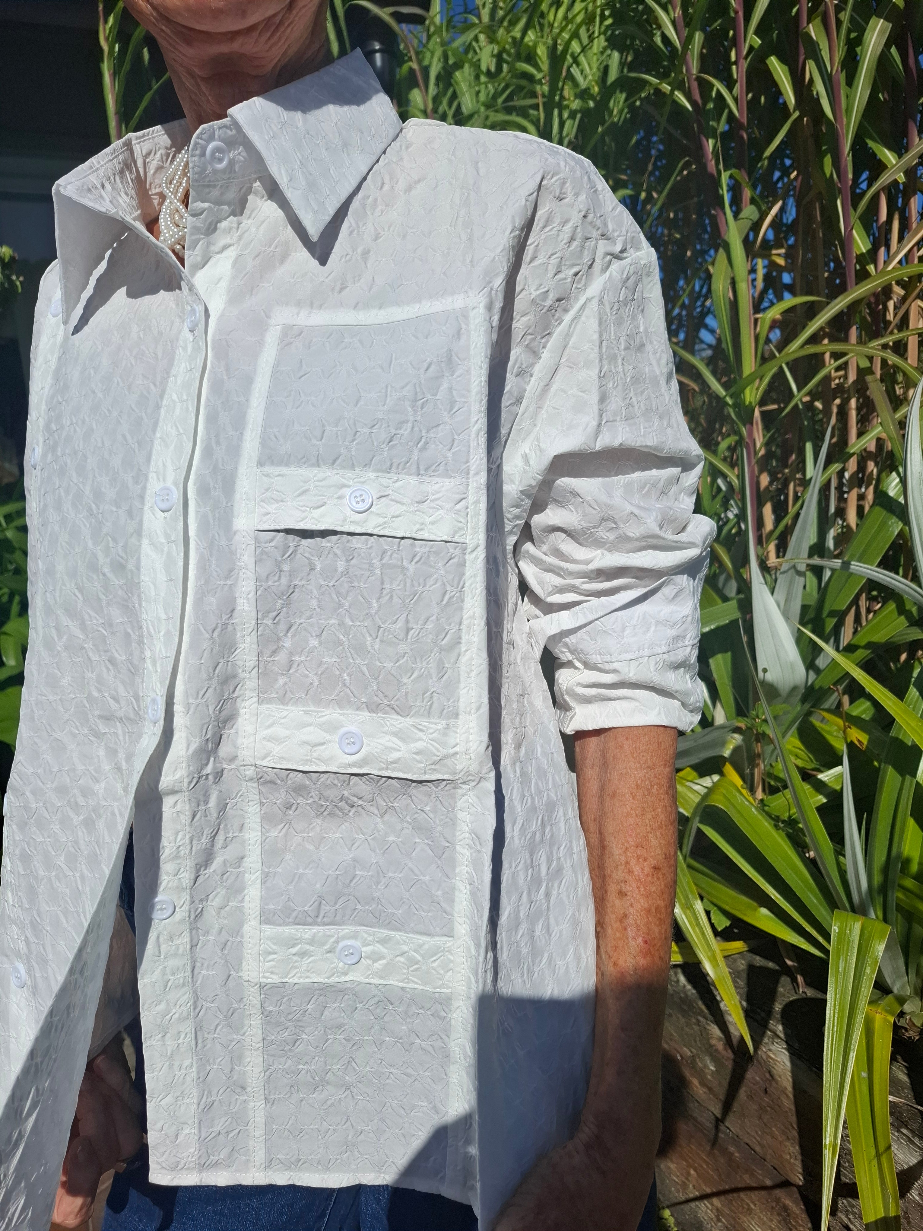 Crisp white shirt