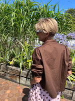 Load image into Gallery viewer, Ruched zip bomber
