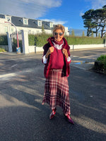 Load image into Gallery viewer, Pleated checkered skirt
