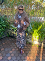 Load image into Gallery viewer, Pleated checkered skirt
