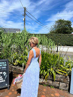 Load image into Gallery viewer, Blue boho dress
