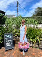 Load image into Gallery viewer, Blue boho dress
