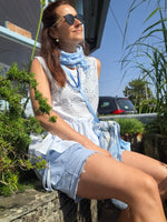Load image into Gallery viewer, Sleeveless Top with Eyelet Embroidery Detail
