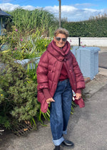 Load image into Gallery viewer, Oversized padded duck down jacket
