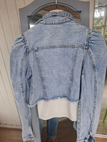 Load image into Gallery viewer, Dressy denim jacket
