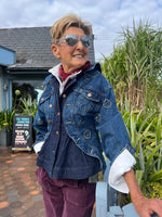 Load image into Gallery viewer, Funky denim jacket
