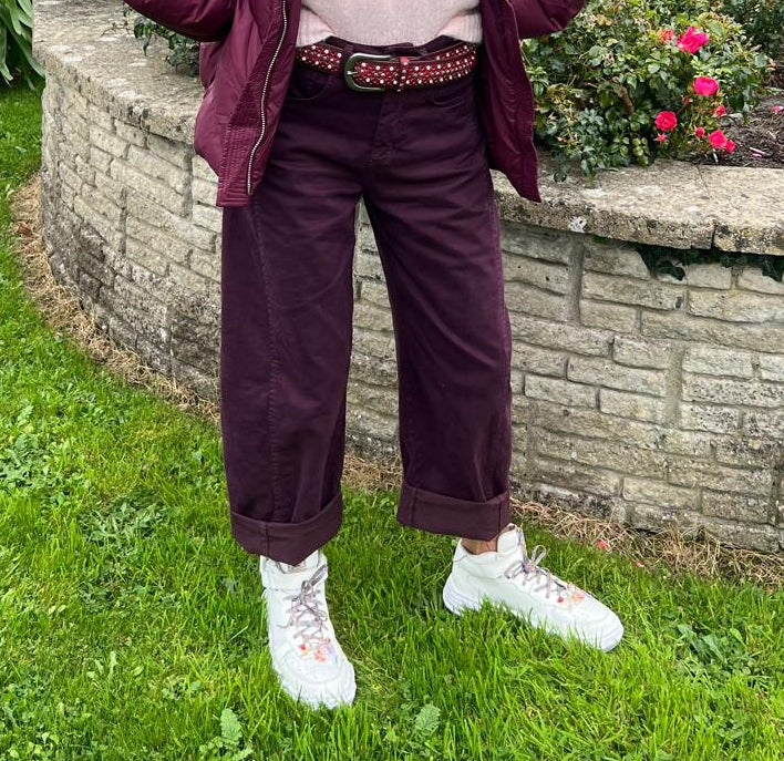 Cotton Barrel trousers